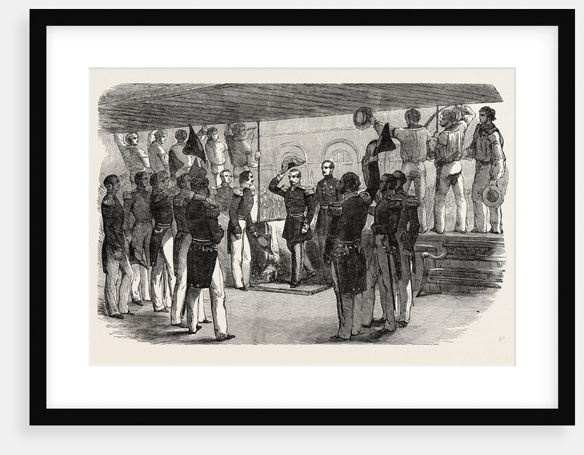 Visit of the Emperor of the French to the Royal Yacht at Boulogne 1854 by Anonymous