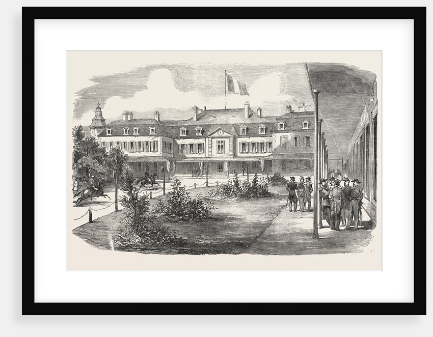 The Hotel Brighton Boulogne France 1854 by Anonymous
