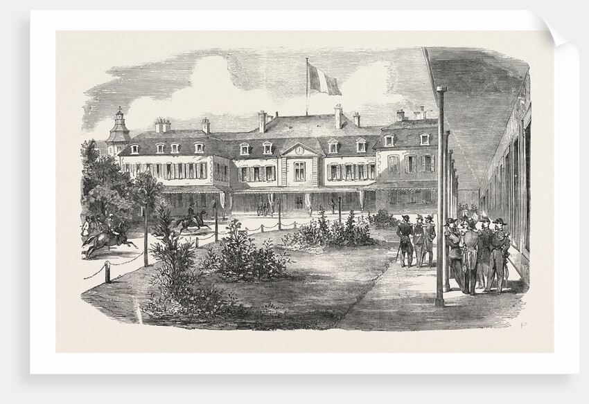 The Hotel Brighton Boulogne France 1854 by Anonymous