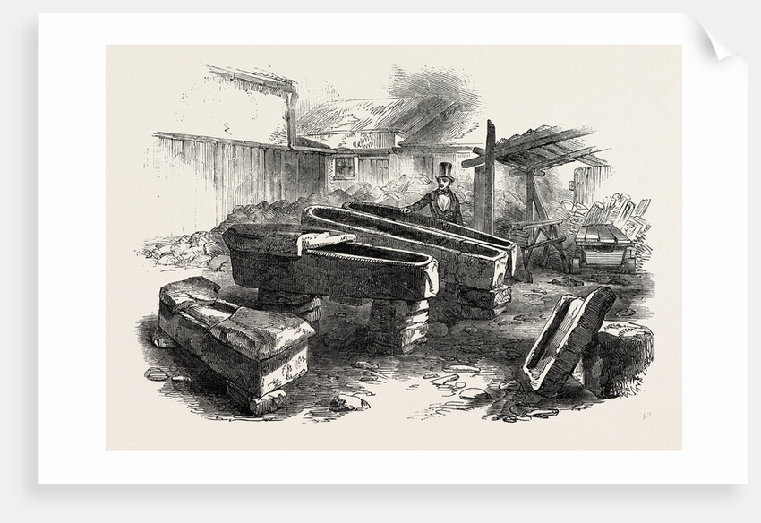 Stone Coffins Found at Bath 1854 by Anonymous