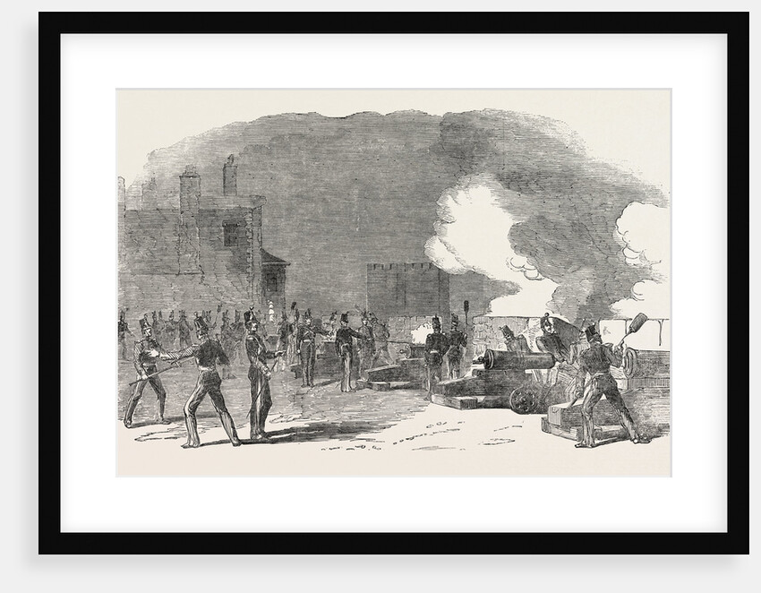 Firing the Tower Guns for the Great Victory in the Crimea 1854 by Anonymous