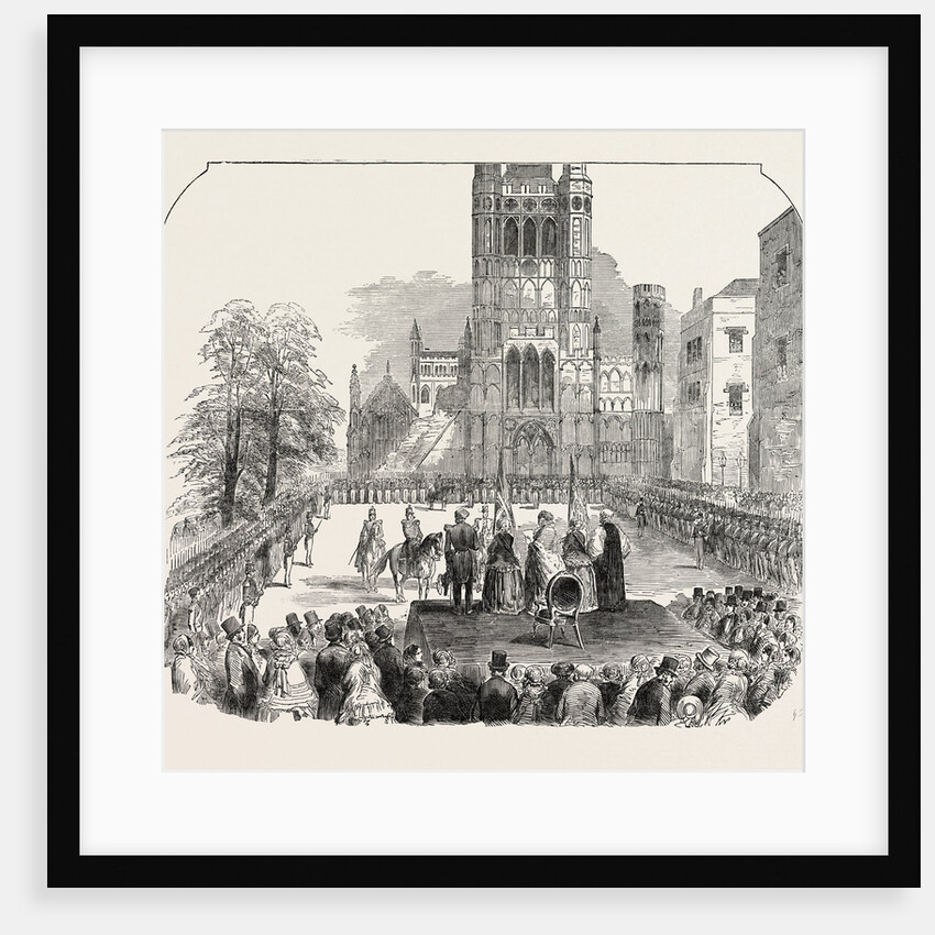 Presentation of Colours to the Cambridgeshire Militia at Ely 1854 by Anonymous