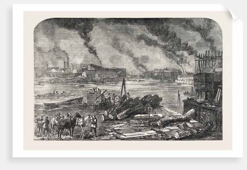 Mare and Co.'s Iron Ship-Building Works Bow-Creek Blackwall 1854 by Anonymous