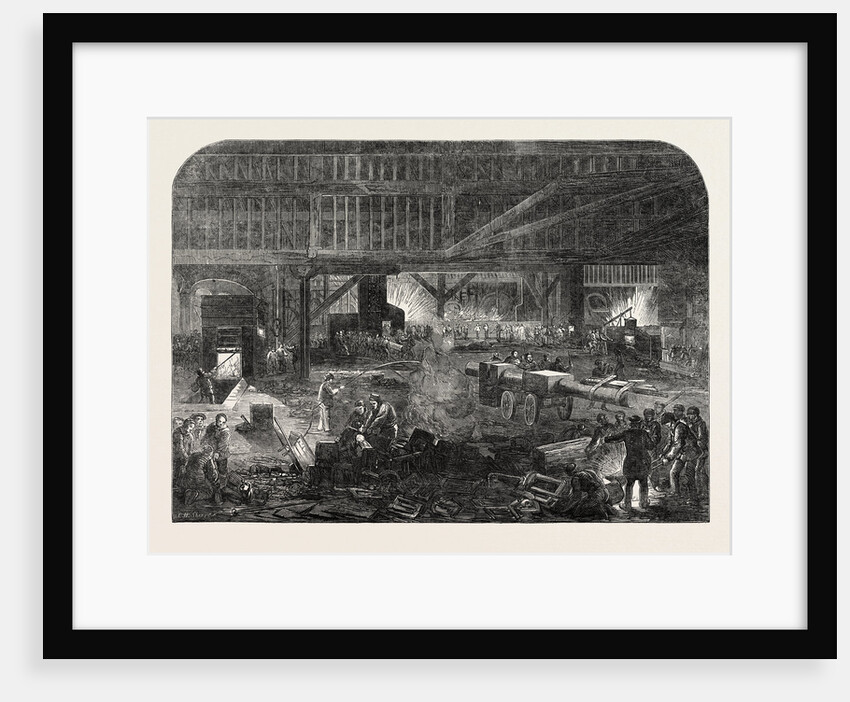 Mare and Co.'s Iron Ship-Building Works 1854 by Anonymous