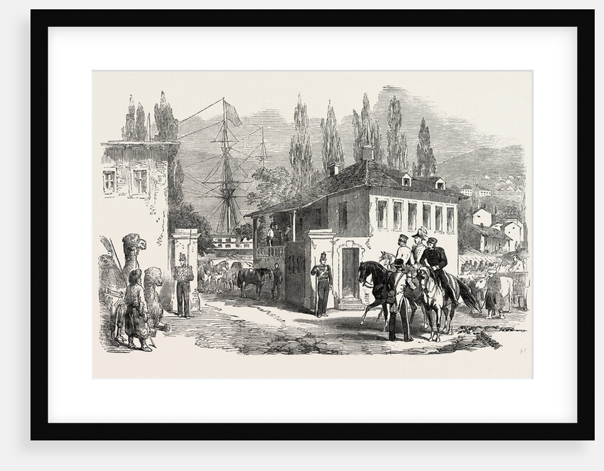 The Crimean War: Lord Raglan's Headquarters at Balaclava 1854 by Anonymous