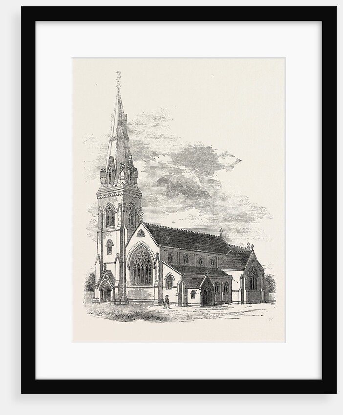 New Church of St. John Radipole Weymouth 1854 by Anonymous