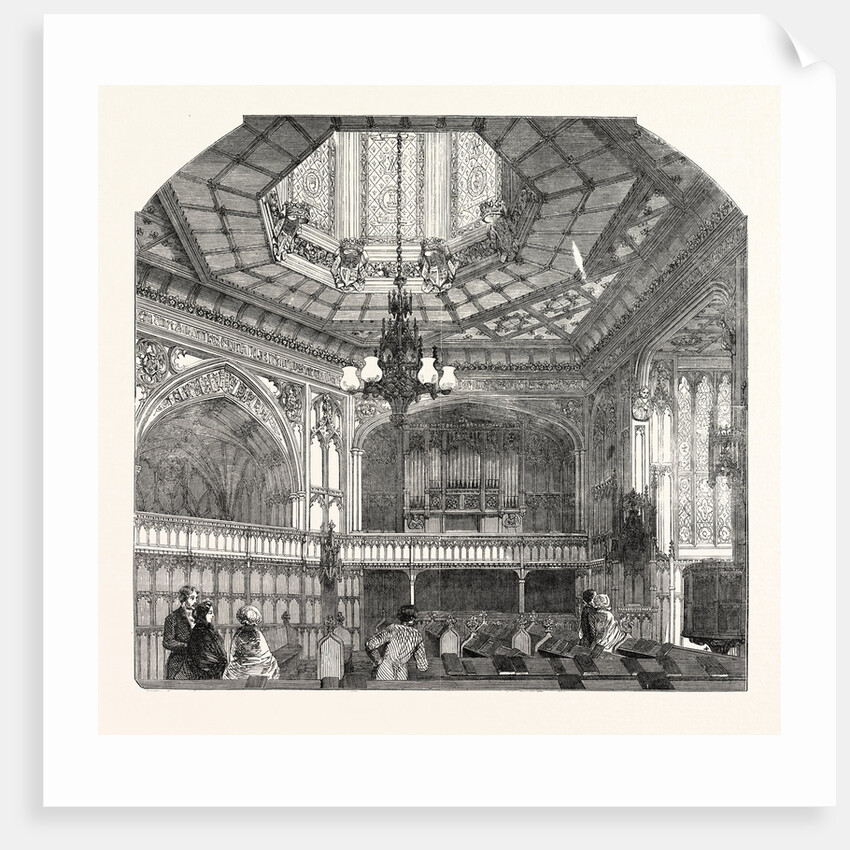 The Chapel Royal Windsor Castle 1854 by Anonymous