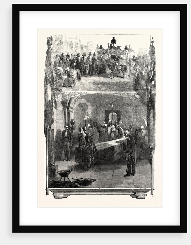 Funeral of Marshal St. Arnaud at Paris by Anonymous