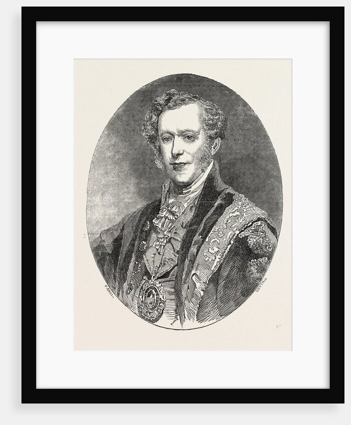 The Right Hon. Francis Graham Moon Lord Mayor 1854 by Anonymous