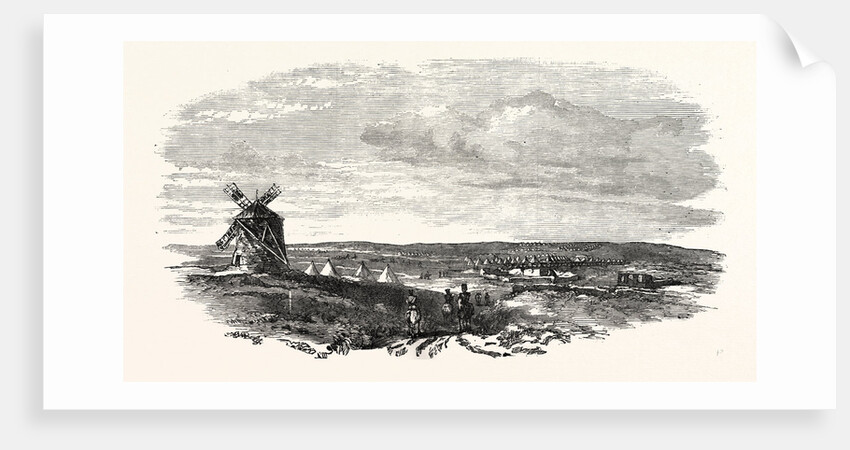 The Crimean War: The Siege of Sebastopol: Camp of the Siege Train (General Sir J. Burgoyne) at Sebastopol 1854 by Anonymous