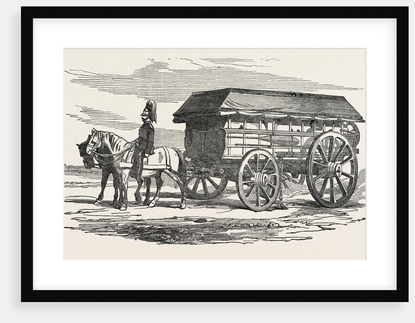 The Crimean War: Electric Telegraph for the Seat of War: The Waggon 1854 by Anonymous