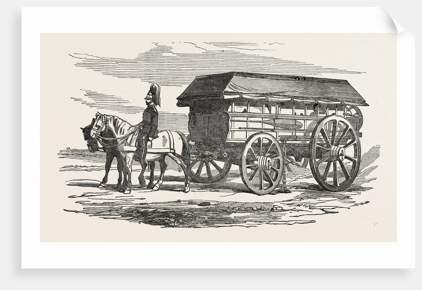 The Crimean War: Electric Telegraph for the Seat of War: The Waggon 1854 by Anonymous