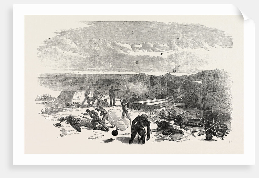 The Crimean War: Opening of the Bombardment of Sebastopol Chapman's Battery 1854 by Anonymous