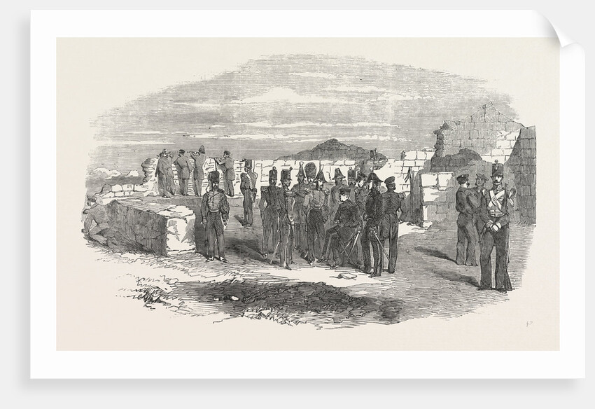 The Crimean War: The Quarries Field Headquarters of Lord Raglan Off Sebastopol 1854 by Anonymous