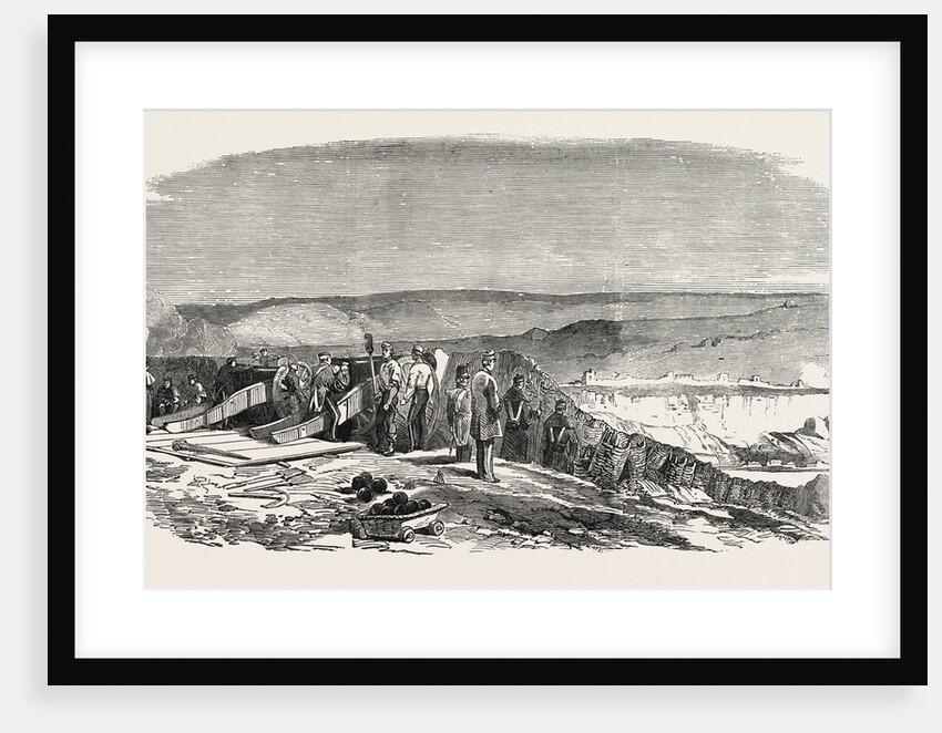The Crimean War: The Allied Troops Preparing to Silence Inkerman 1854 by Anonymous