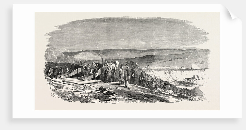 The Crimean War: The Allied Troops Preparing to Silence Inkerman 1854 by Anonymous