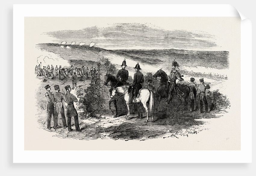 The Crimean War: Sortie of the Russians from Sebastopol General Sir De Lacy Evans and Staff 1854 by Anonymous