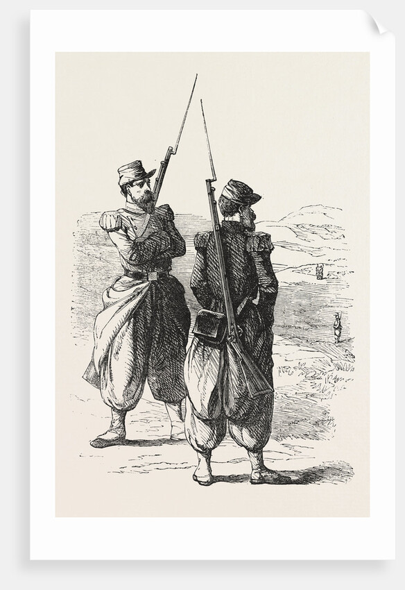 French Infantry of the Line 1854 by Anonymous