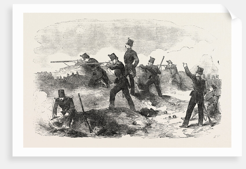 The Crimean War: The Siege of Sebastopol the Rifles in the Trenches 1854 by Anonymous