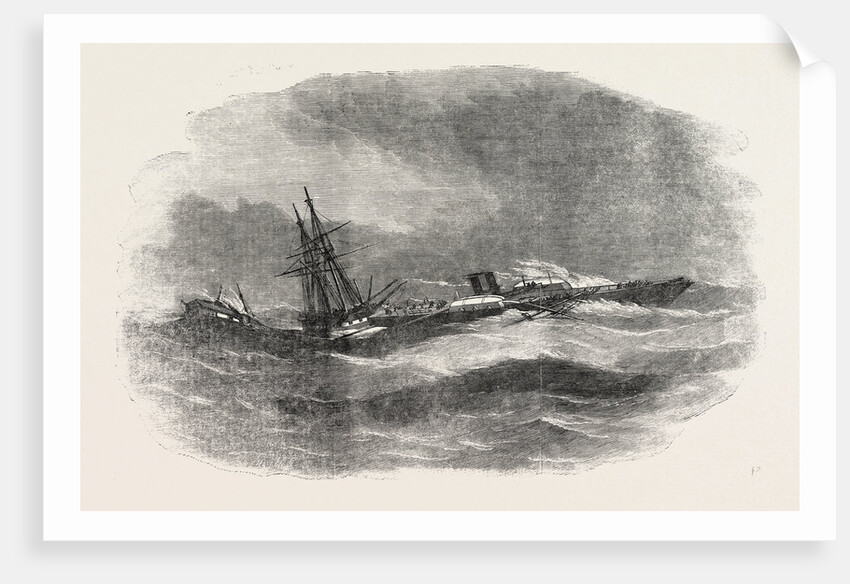 The Crimean War: The Hurricane in the Black Sea: Wrecks Off the Katscha 1854 by Anonymous