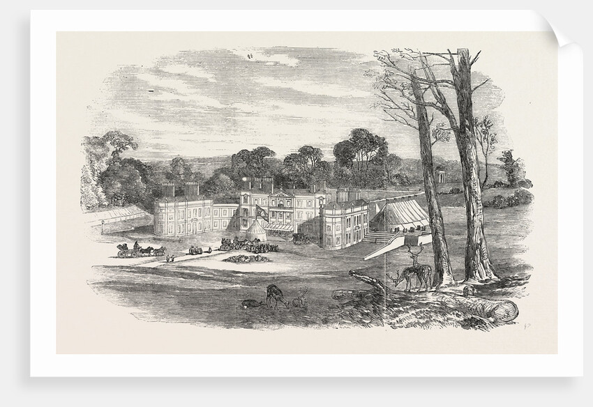 Hawkstone House the Seat of Viscount Hill 1854 by Anonymous