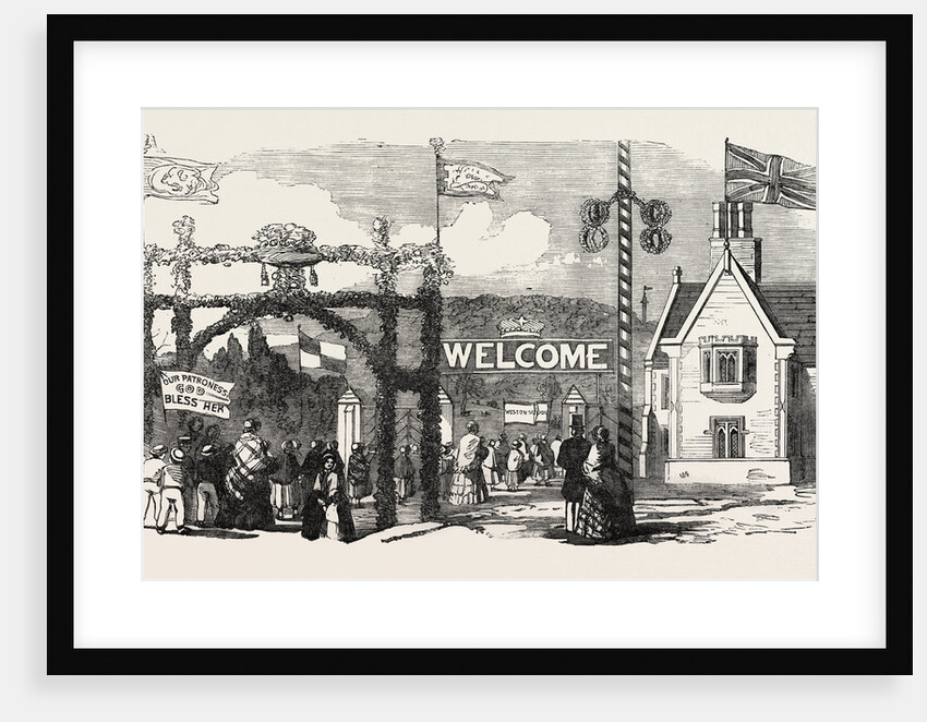Entrance to Hawkstone Park 1854 by Anonymous