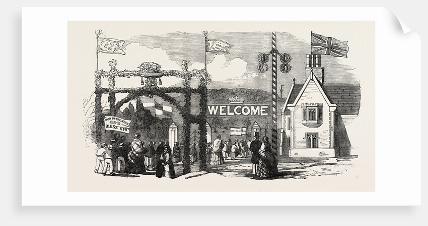 Entrance to Hawkstone Park 1854 by Anonymous