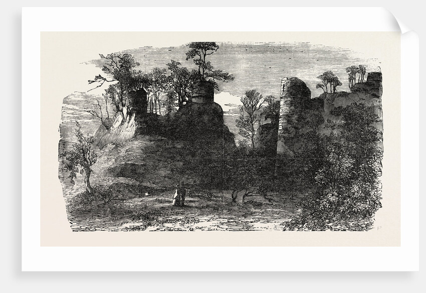 The Red Castle Hawkstone Park 1854 by Anonymous