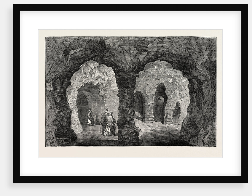 The Grotto in Hawkstone Park 1854 by Anonymous