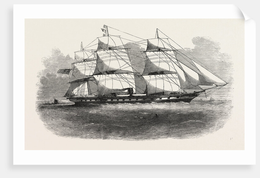 The Crimean War: The Screw Steamship Prince Wrecked Off Balaclava Harbour 1854 by Anonymous