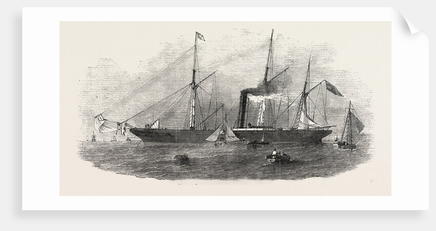The Nile Screw Steamship Wrecked Off Godrevy Point 1854 by Anonymous