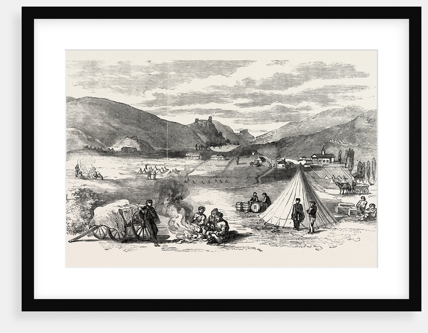 The Crimean War: Balaclava the Scene of the Successful Cavalry Charge 1854 by Anonymous