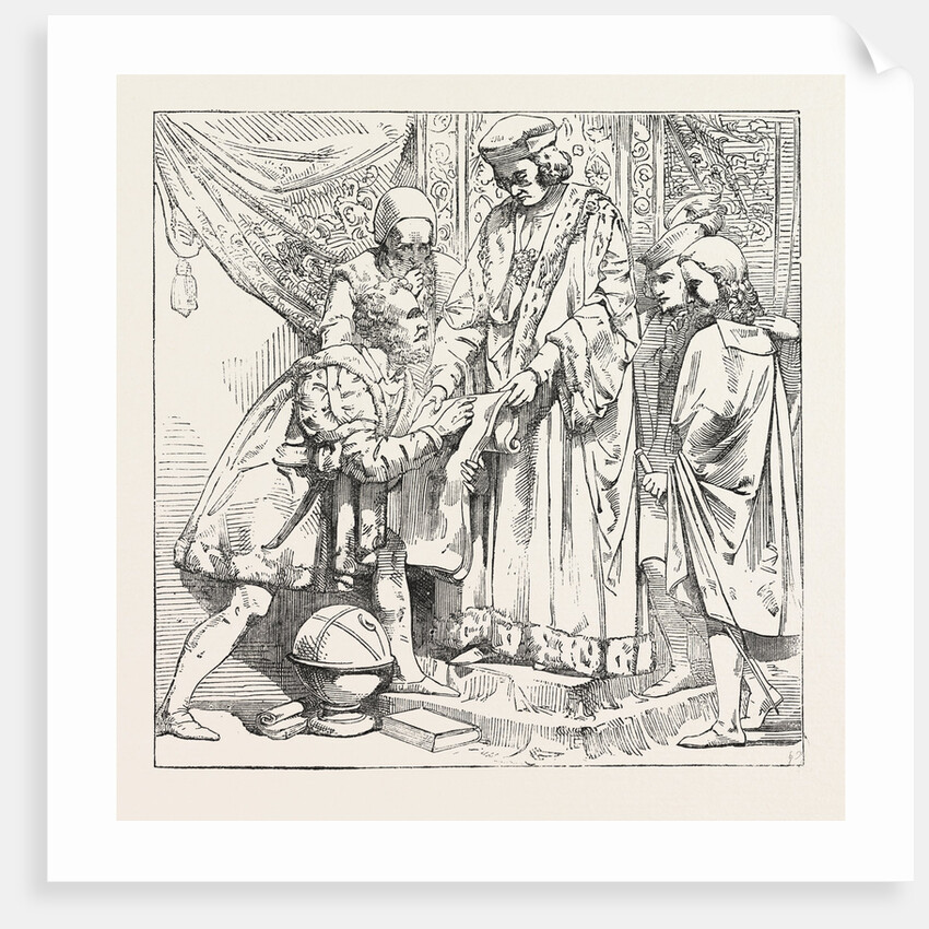 Sebastian Cabot Before Henry VII. by Anonymous