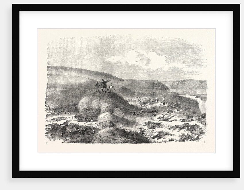 The Crimean War: Sandbag Battery Defended by the Guards on the Morning after the Battle of Inkerman 1854 by Anonymous