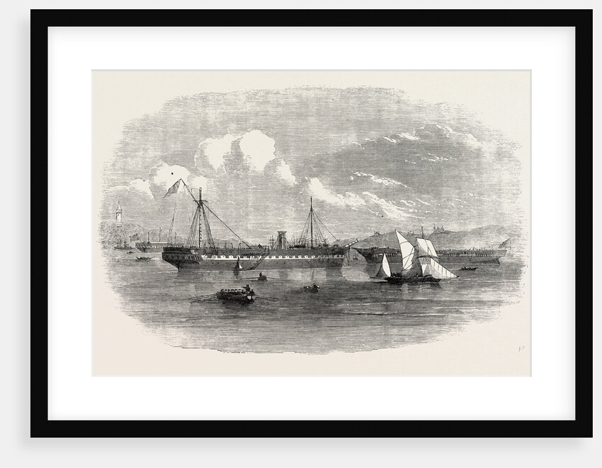 The Storm in the Crimea: Wrecks of the Caduceus and the Steamer Melbourne. 1854 by Anonymous