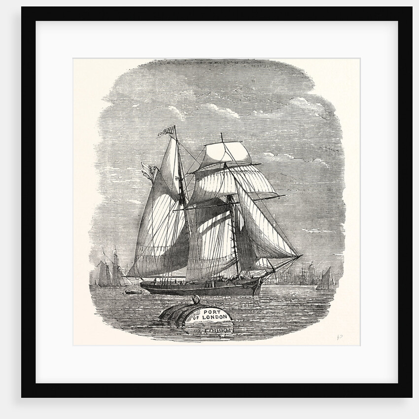 Spanish Vessel Arriving with Christmas Fruit 1854 by Anonymous