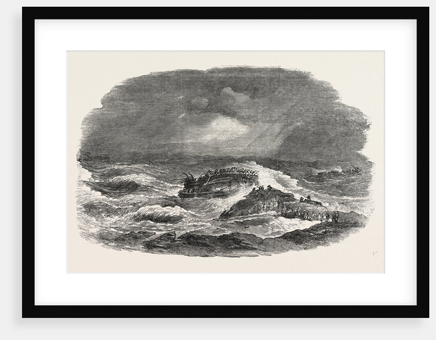 Wreck of the Troop-Ship Charlotte in Algoa Bay 1854 by Anonymous