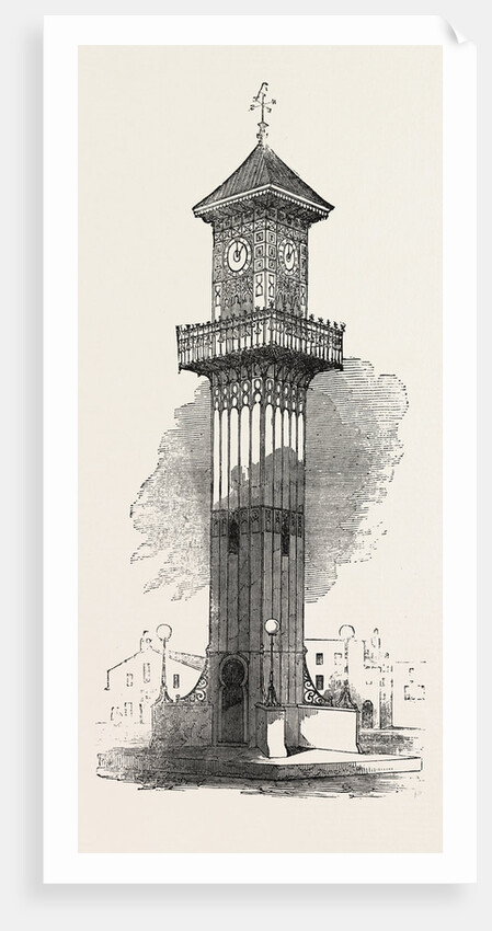 Cast Iron Clock-Tower for Geelong 1854 by Anonymous