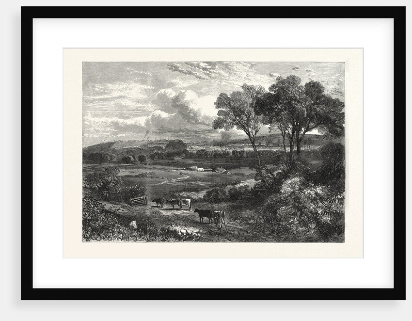 The British Association for the Advancement of Science: The Town of Nottingham, from the Ruddington Hills, 1866 by Anonymous