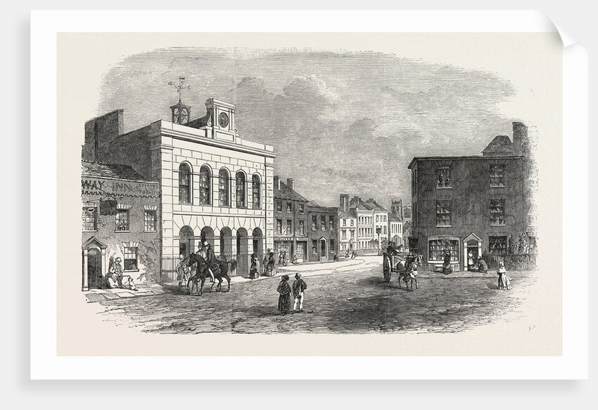 The Town of Wellington, Somerset, UK, 1853 by Anonymous