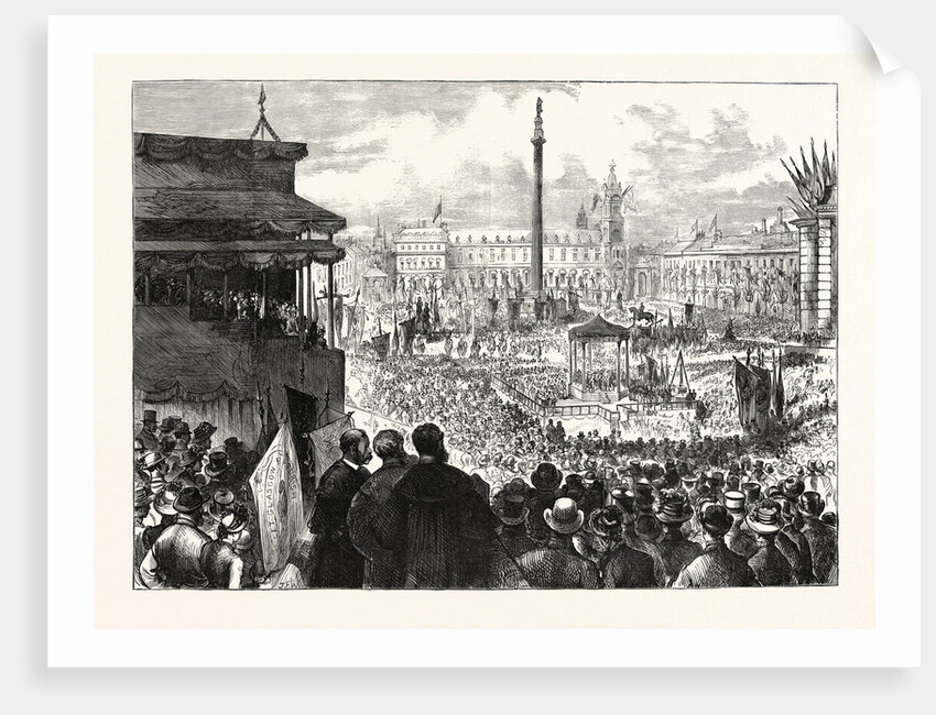 Laying the Foundation Stone of the New Municipal Buildings, Glasgow, UK, 1883 by Anonymous