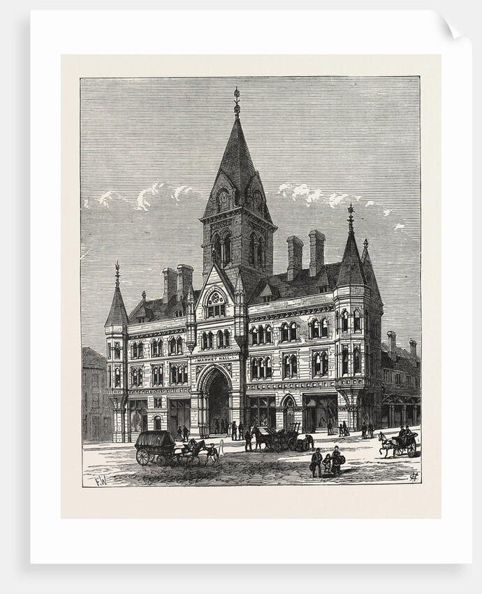 Market Hall, Huddersfield, UK, 1883 by Anonymous