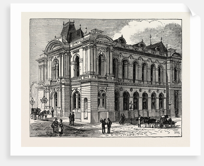 The Townhall, Huddersfield, UK, 1883 by Anonymous