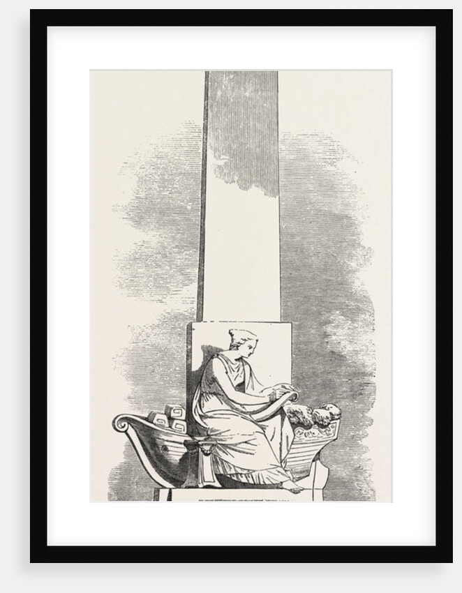 Monument to Be Erected to the Memory of the Late Mr. G.R. Porter, in Rusthall Churchyard, Kent, UK, 1853 by Anonymous