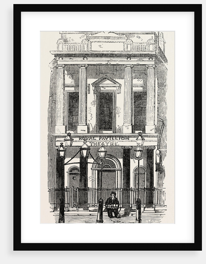 Exterior of the Pavilion Theatre, Whitechapel, London, 1856 by Anonymous