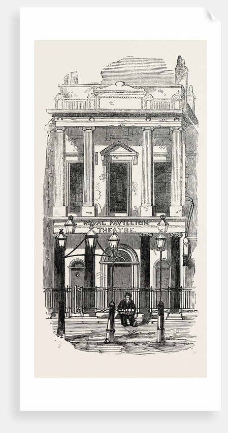 Exterior of the Pavilion Theatre, Whitechapel, London, 1856 by Anonymous