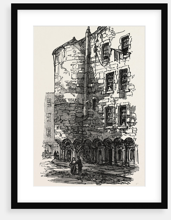 The British Association at Dundee: Old Houses, Fish Street, UK, 1867 by Anonymous