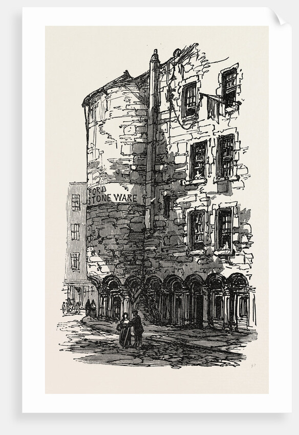 The British Association at Dundee: Old Houses, Fish Street, UK, 1867 by Anonymous