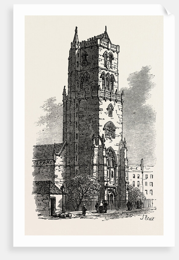 The British Association at Dundee: Old Steeple, UK, 1867 by Anonymous