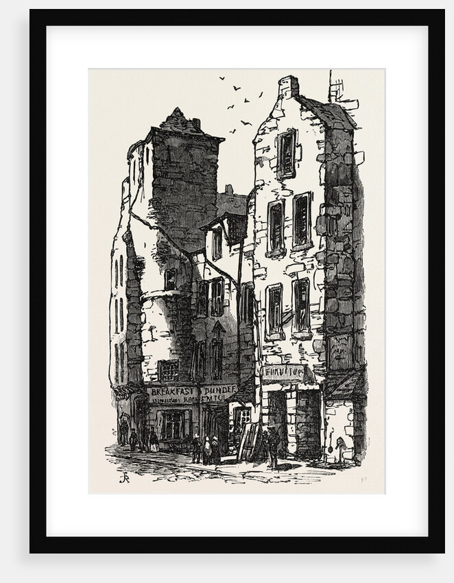 The British Association at Dundee: Old Houses, Fish Street, UK, 1867 by Anonymous